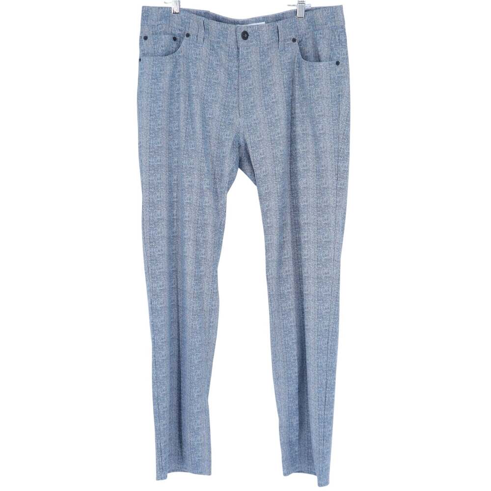 BRAX Chuck Modern Fit Pants Plaid Grey and White Glen Check Men's 38